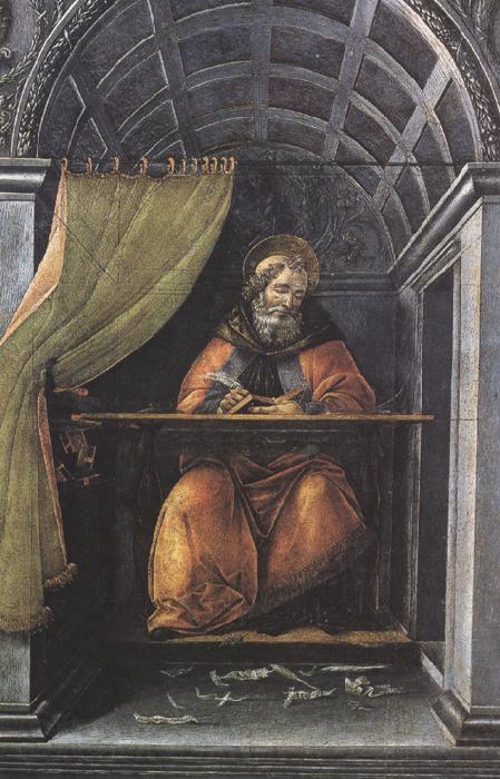 Sandro Botticelli St Augustine in his Study (mk36) Spain oil painting art
